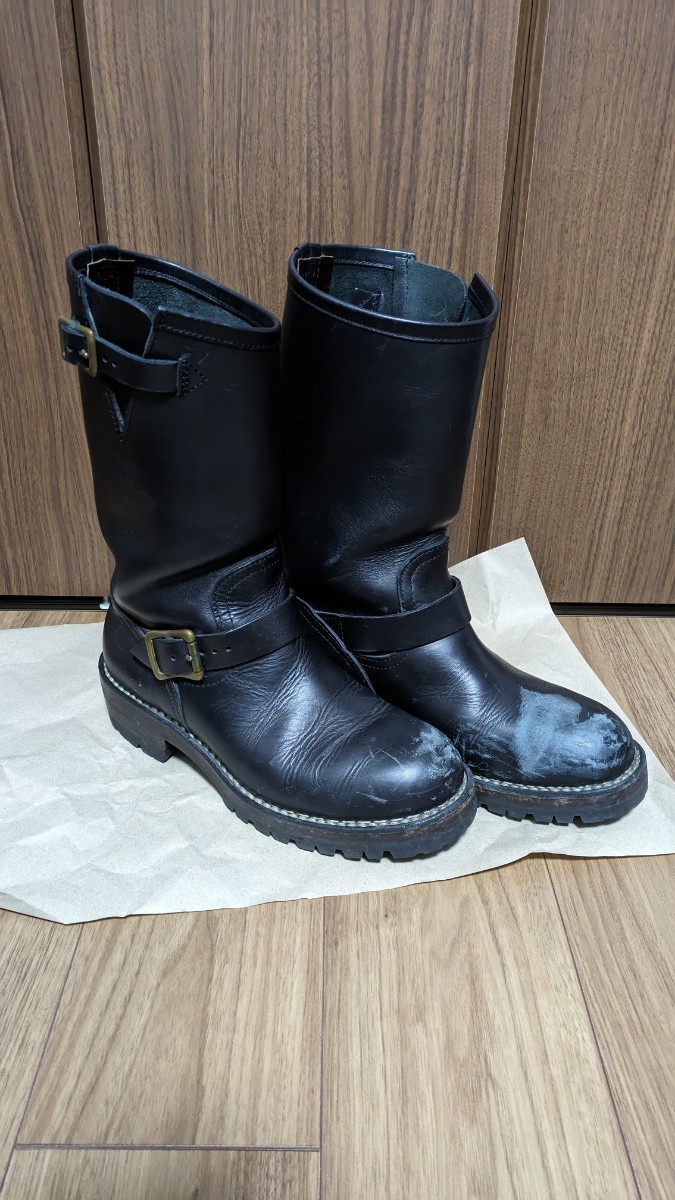 カドヤ KADOYA Boots＆Boots KA-G.I.J ブーツ　エンジニアブーツ ブラック 28cm vibramソール 数回使用