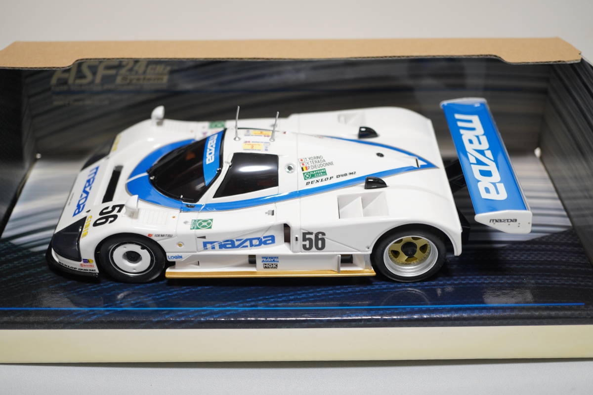 KYOSHO Mini-Z ボディ シャシー セット MR-02 LM 2.4GHz ASF MAZDA 787B No56 京商 ミニッツ マツダ ホワイト_画像6