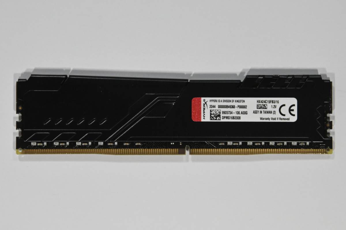動作保証★メモリー PC4-19200 DDR4-2400 16GB KINGSTON エラー無★012_画像1