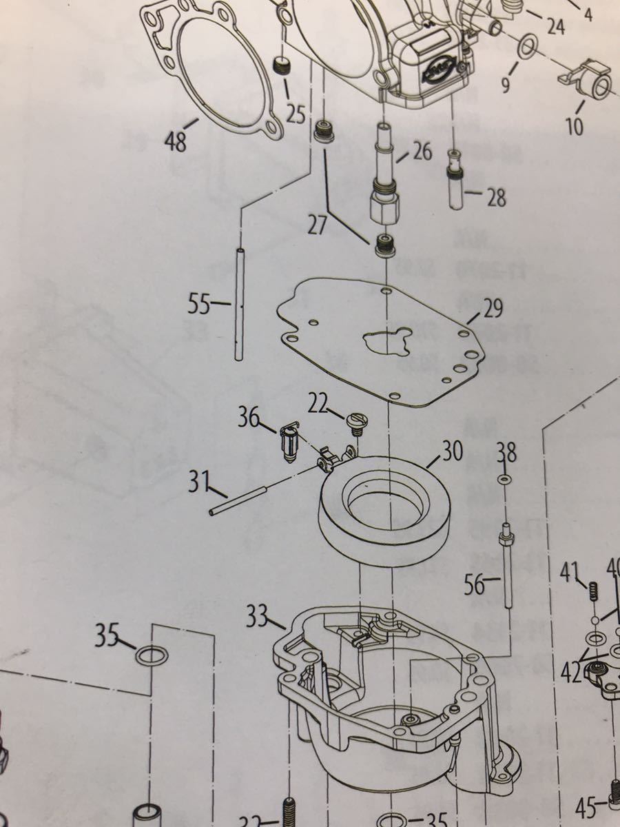 S&S 11-2195 ニードル フロートバルブ Eキャブ Bキャブ Gキャブ ワイヤータイプ ニードルバルブ NEEDLE SUPER B/E/G GAS WIRE バルブ_画像3