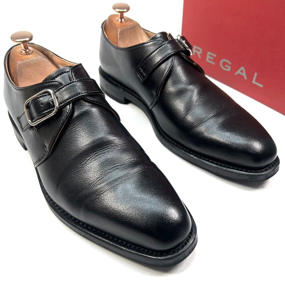 REGAL リーガル 革靴 ビジネスシューズ シングルモンク V061 REGAL リーガル 革靴 ビジネスシューズ シングルモンク V061