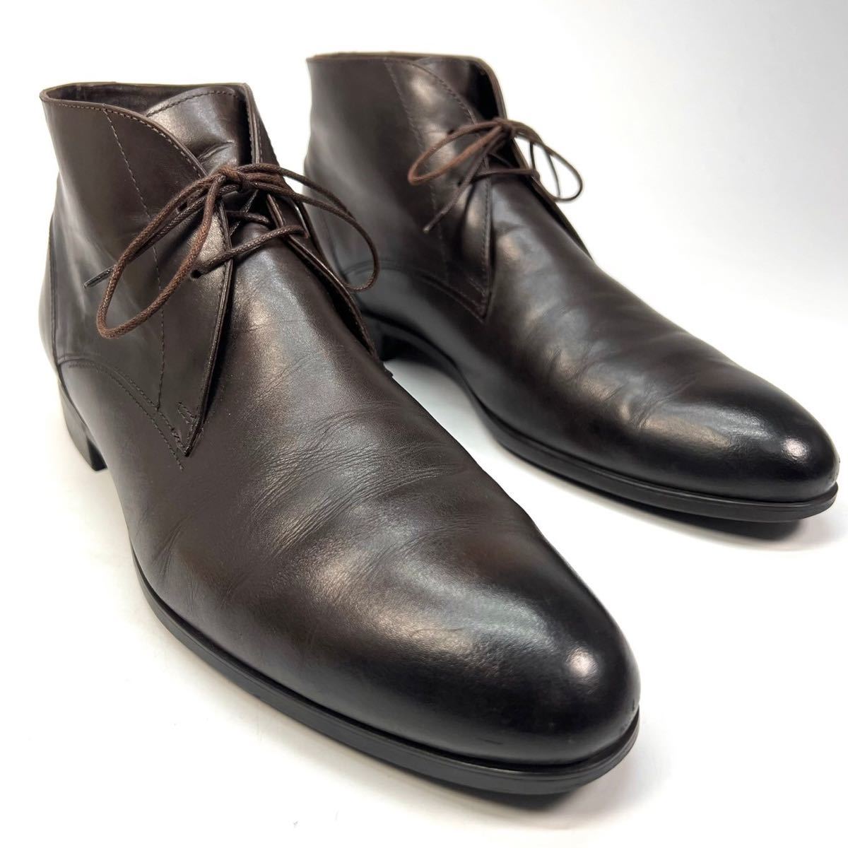 Ermenegildo Zegna エルメネジルドゼニア チャッカブーツ レザー Ermenegildo Zegna エルメネジルドゼニア チャッカブーツ レザー