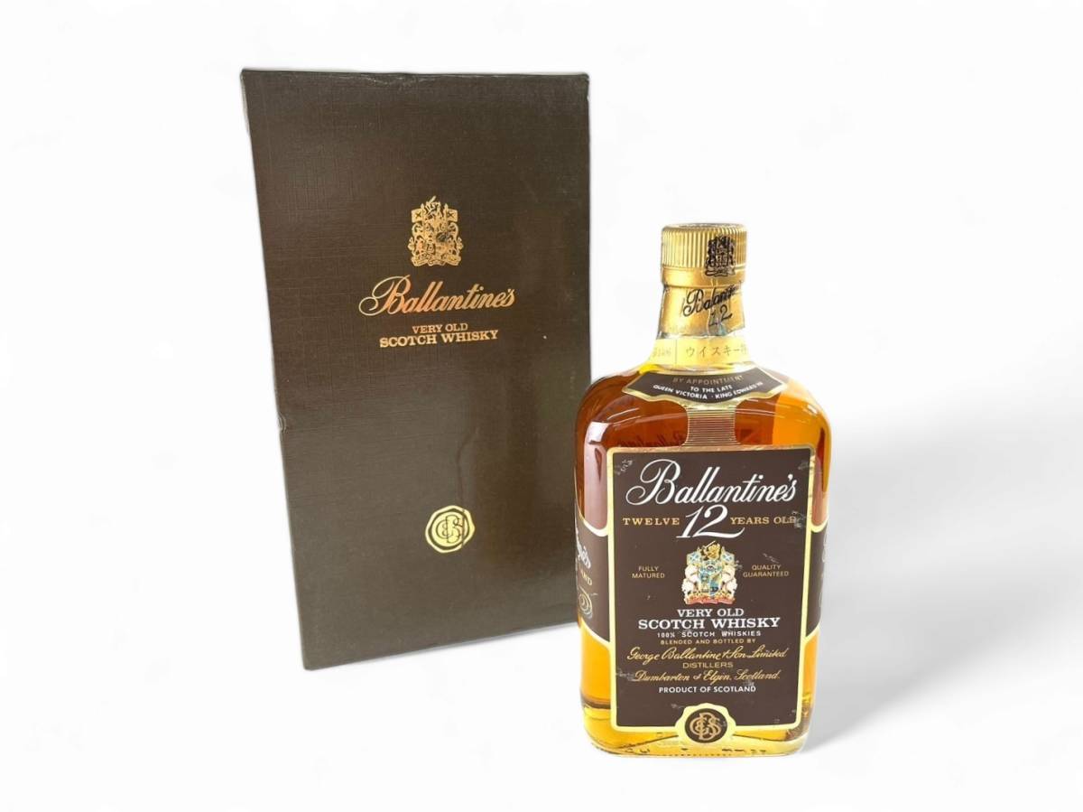 1T3★ウイスキー750ml/WHISKY★ Ballantine's バランタイン 12年 ベリーオールド スコッチウイスキー 洋酒_画像1