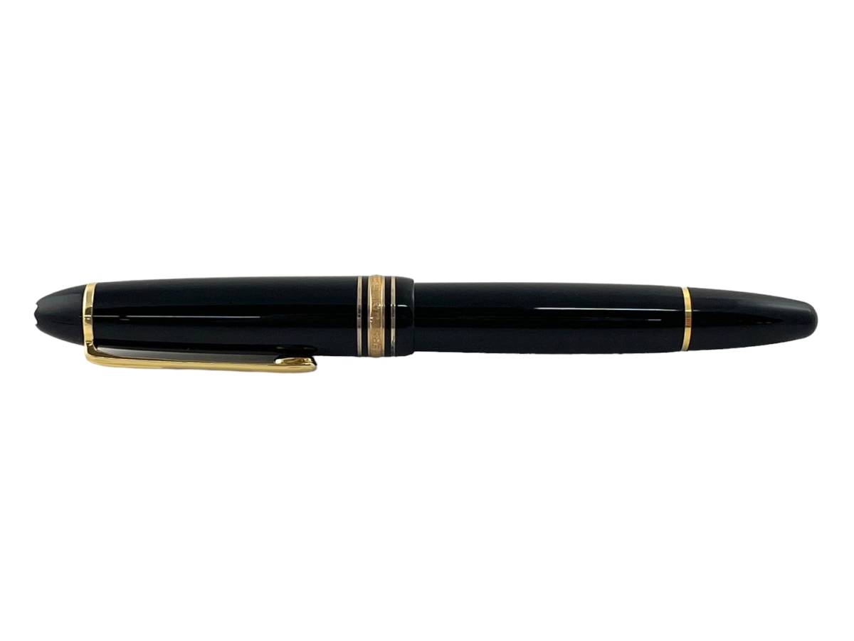 1T2★MONTBLANC/モンブラン★ MEISTERSTUCK マイスターシュテュック 万年筆 No146 ペン先 4810 14K 585 ブラック×ゴールド _画像4