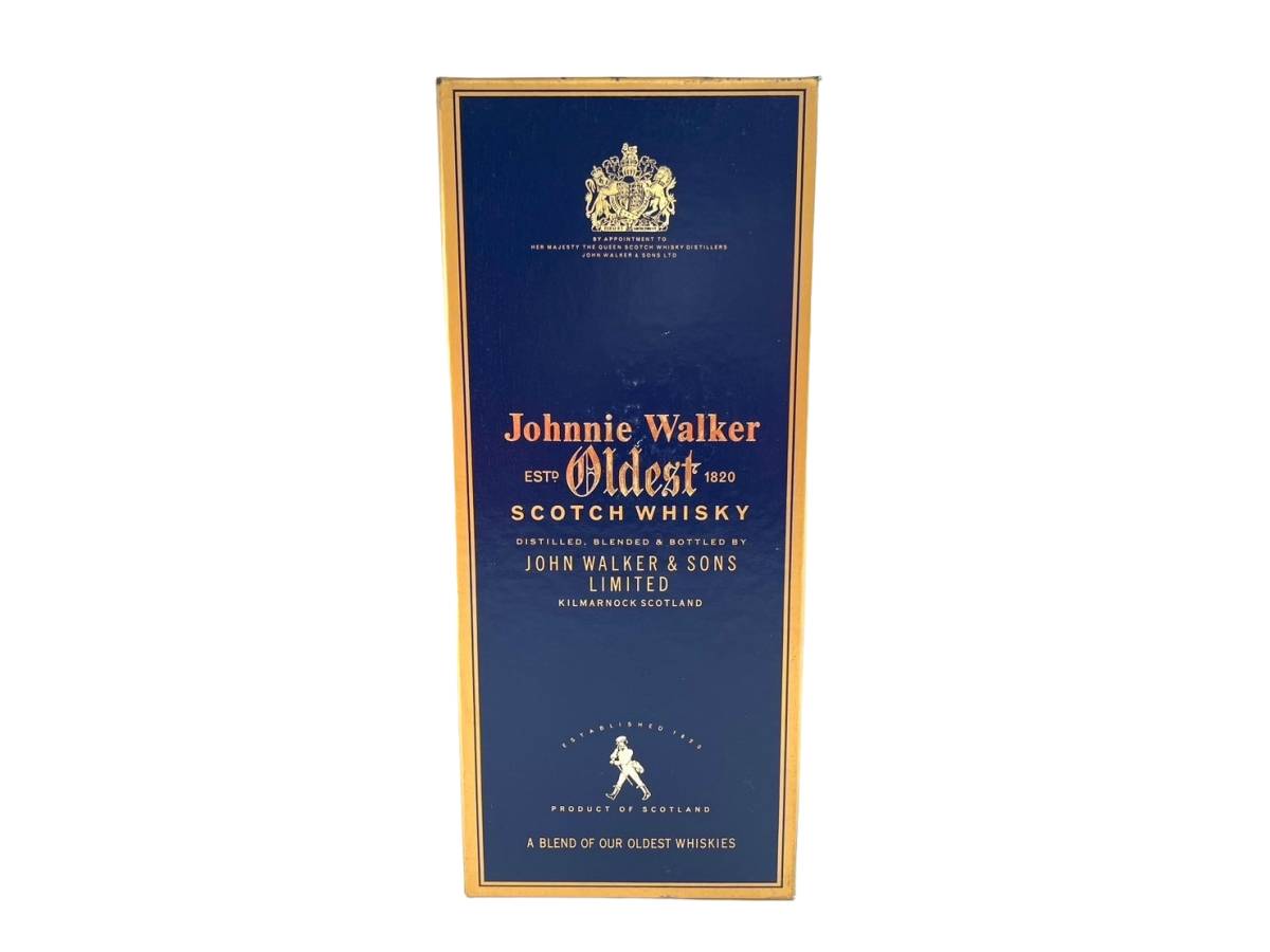 1T3★未開封/ウイスキー750ml/WHISKY★ Johnnie Walker ジョニーウォーカー Oldest オールデスト ブルーラベル スコッチウイスキー_画像2