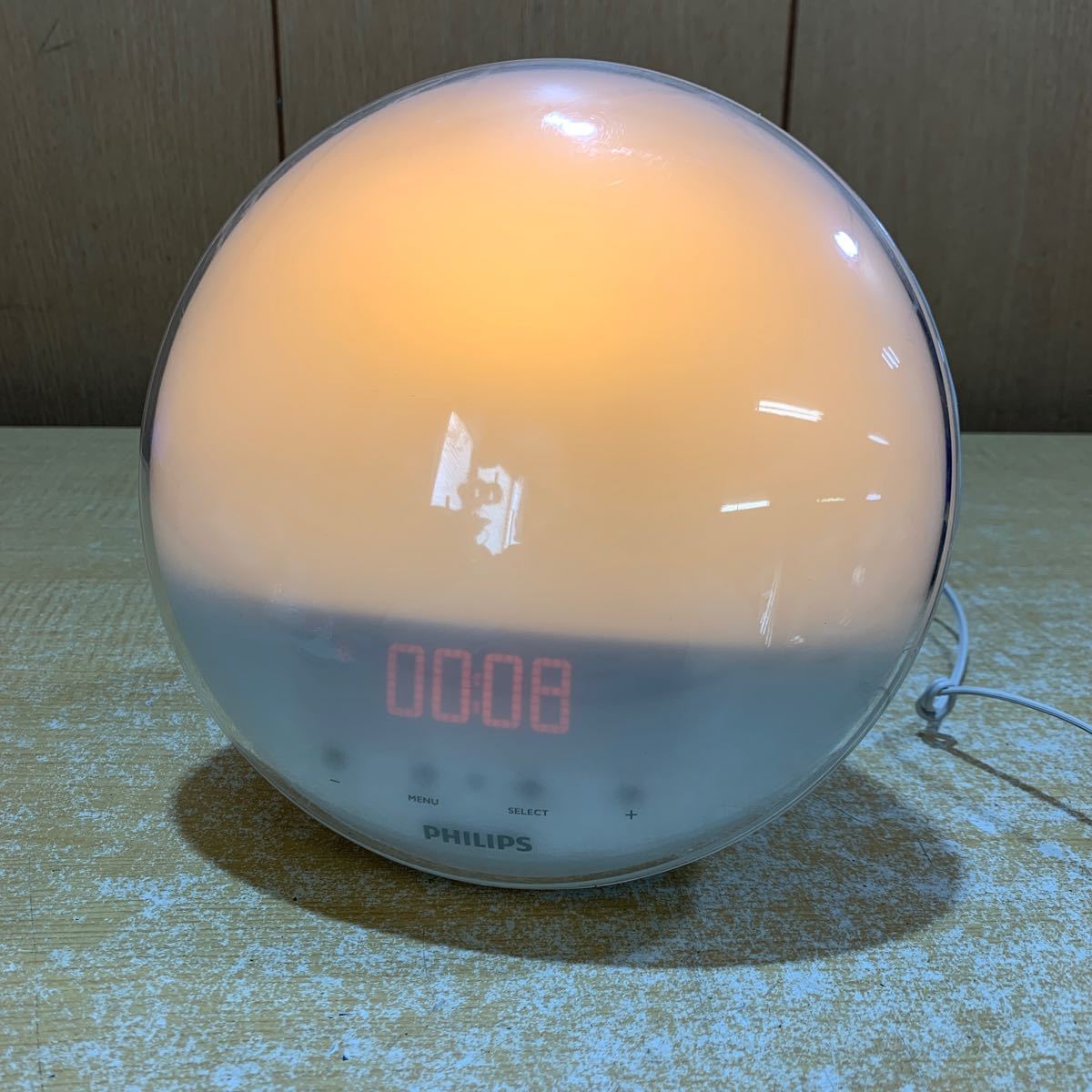 A○ Philips/フィリップス ウェイクアップ ライト 目覚まし時計 HF3520_画像1