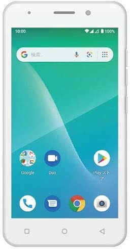 【リテール品】Dual simフリー Android スマホ 本体 Geanee ADP-503G White 4G LTE IPS液晶 軽量 コンパクト microSD対応の画像1