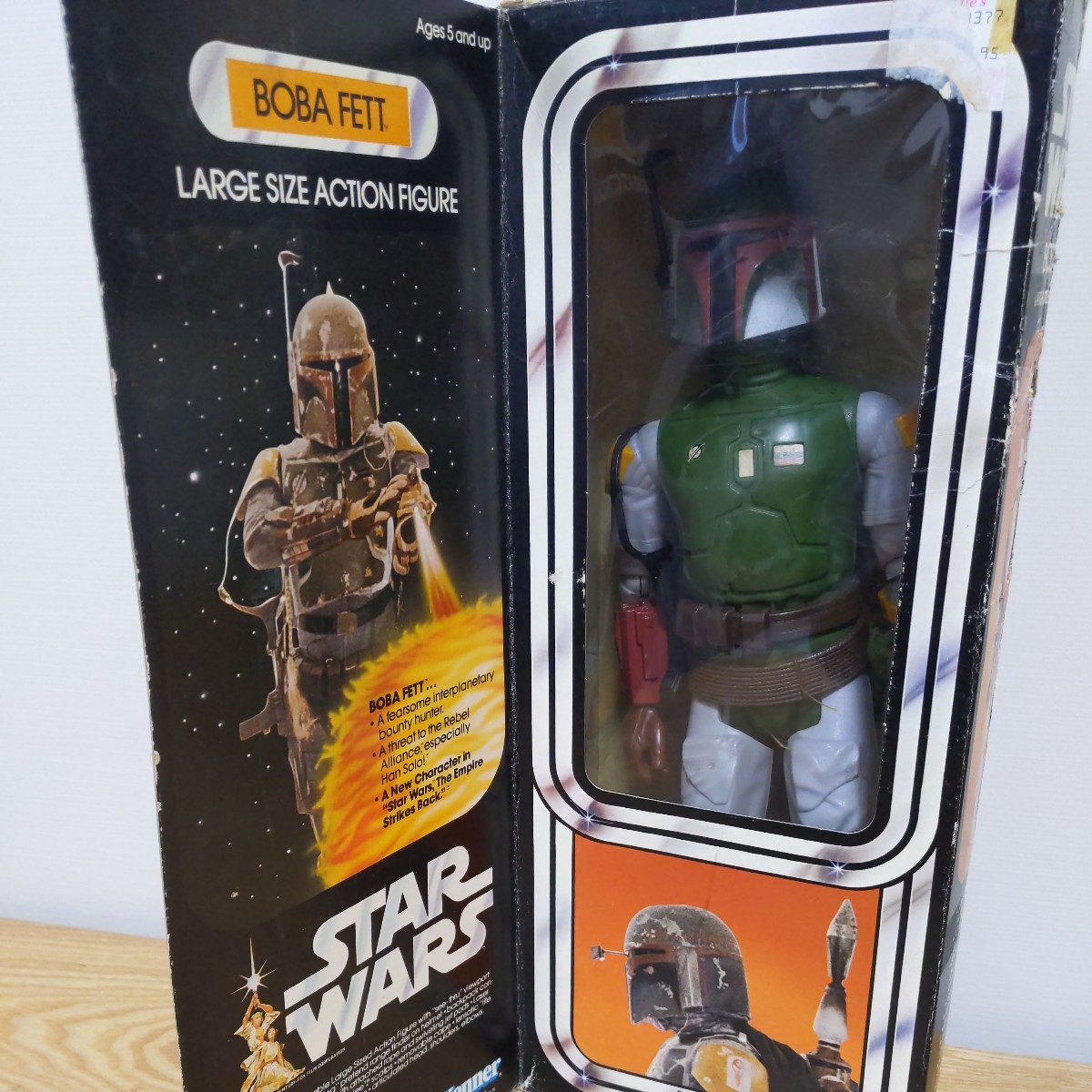 ボバ・フェット　ケナー社　フィギュア　KENNER スター・ウォーズ　1980年頃　絶版　箱付き　36センチ　ＢＯＢＡ FETT ラージサイズ　レア_画像1