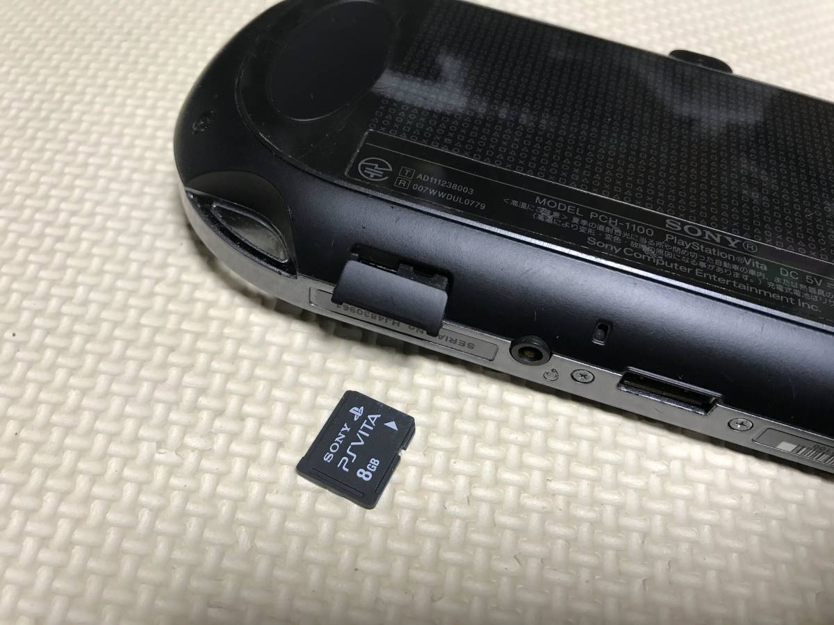 M1599 SONY ソニー PS Vita 3G/Wi-Fiモデル PCH-1100 動作品　全国送料無料 _画像7
