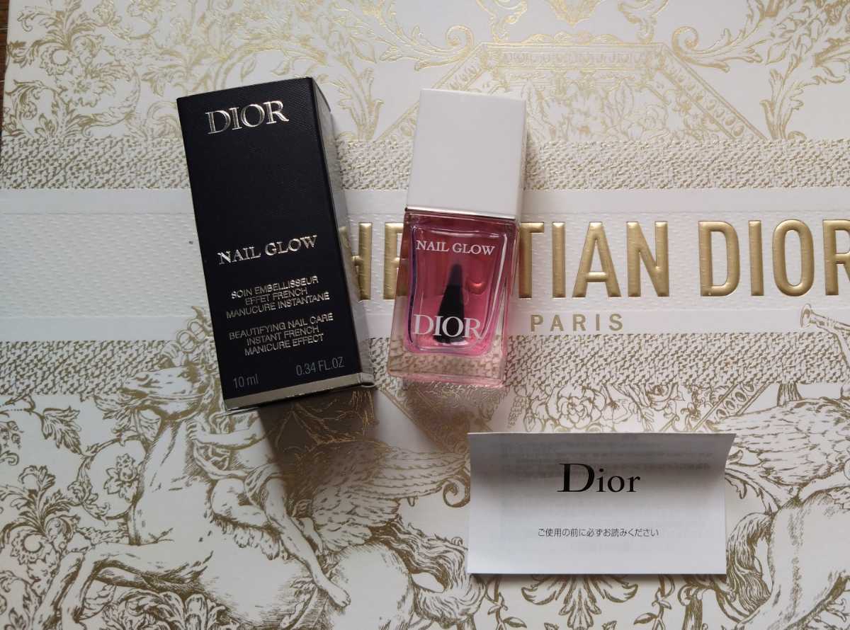 美品ディオール ネイルグロウ クリスマス限定ショップバック付Dior ネイルケア_画像3