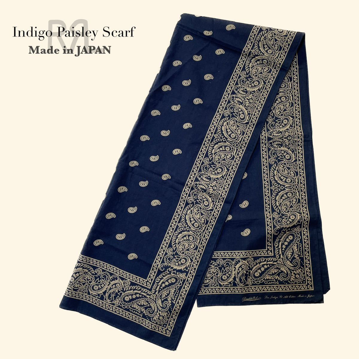 名作】RRL “Indigo Paisley Scarf” スカーフ ストール マフラー 名作】RRL “Indigo Paisley Scarf” スカーフ ストール マフラー