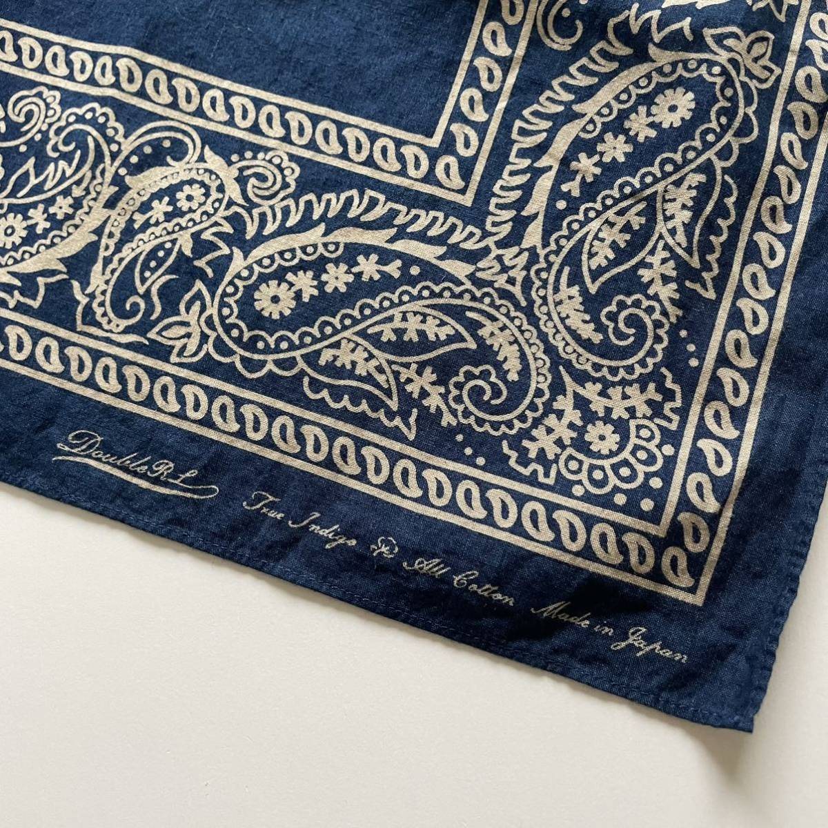 名作】RRL “Indigo Paisley Scarf” スカーフ ストール マフラー 名作】RRL “Indigo Paisley Scarf” スカーフ ストール マフラー