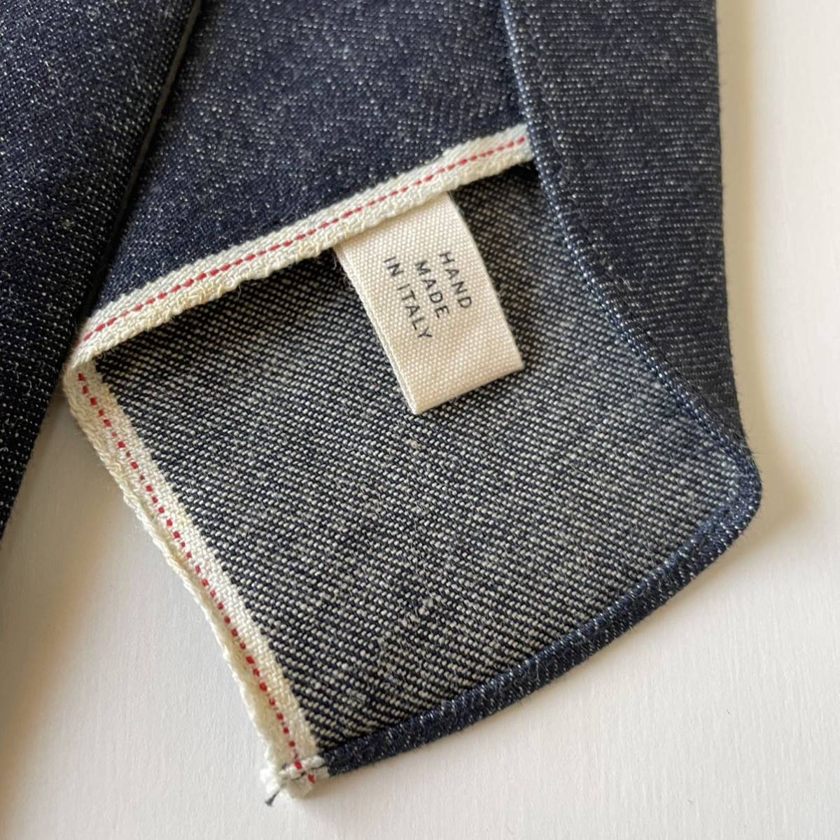 名作/Italy製】RRL “Denim Tie” ネクタイ デニム 刺繍 名作/Italy製】RRL “Denim Tie” ネクタイ デニム 刺繍
