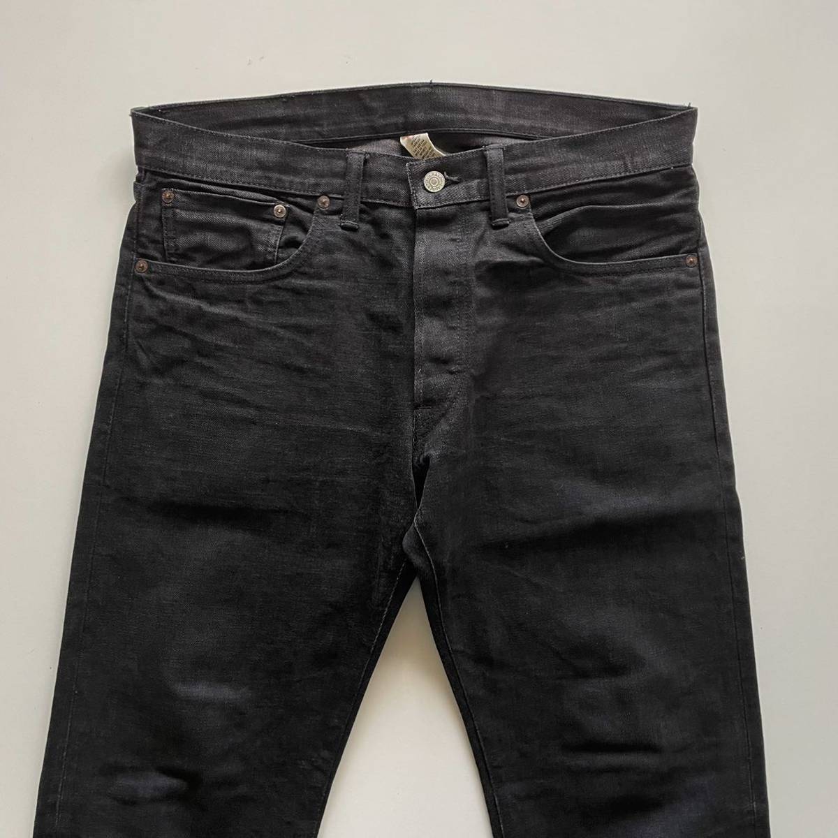RRL “Low Straight New Black On Black” 32 ブラック 黒 デニム RRL “Low Straight New Black On Black” 32 ブラック 黒 デニム