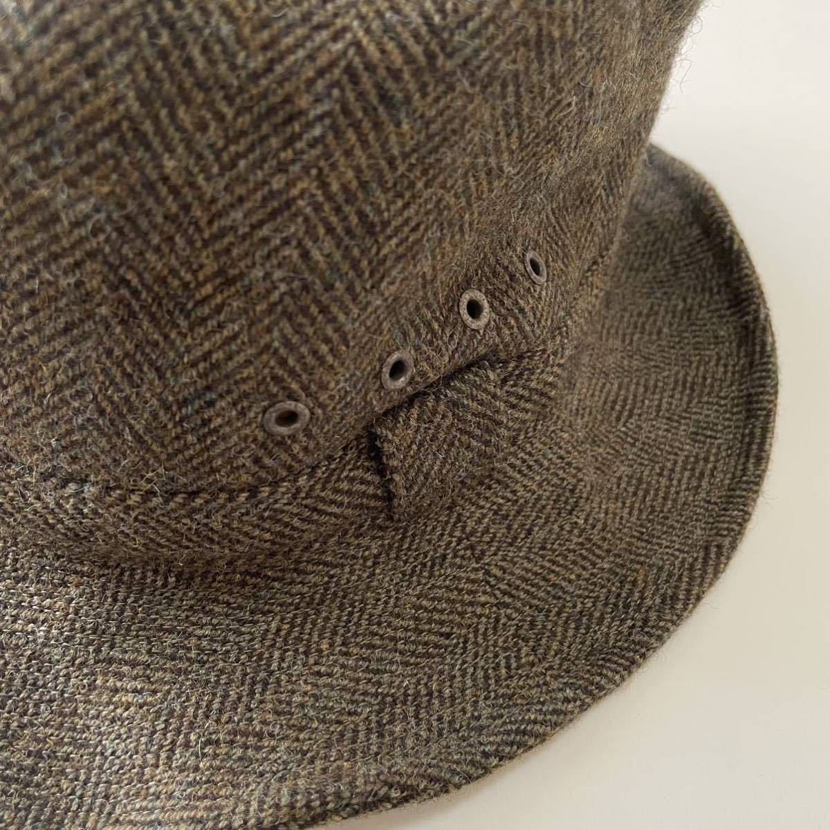 【未使用】RRL “Tweed Bucket Hat” L XL ヘリンボーン ツイード バケット ハット 帽子 キャップ Ralph Lauren ヴィンテージ_画像6