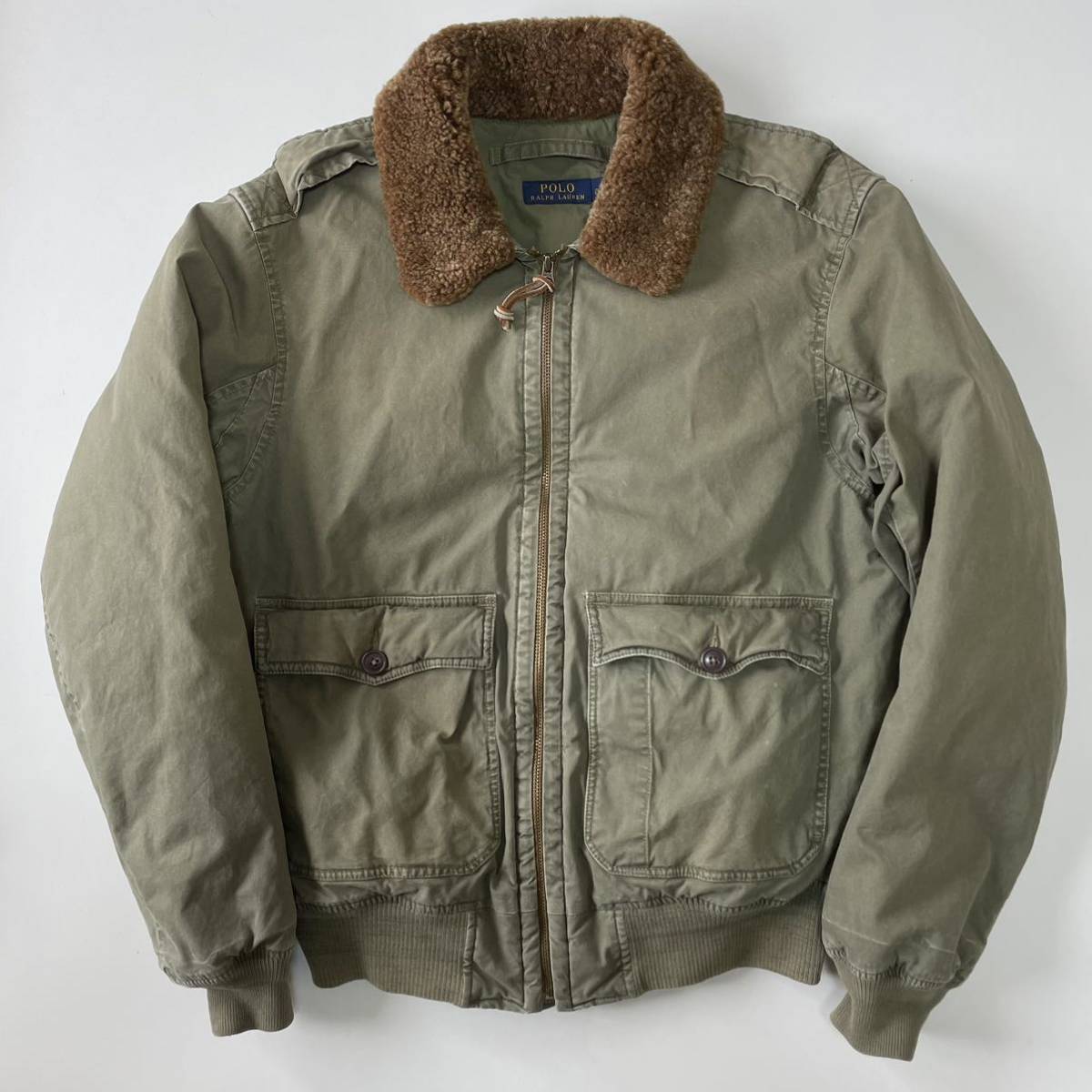 傑作】Polo Ralph Lauren “B-10 Flight Down Jacket” M フライト 傑作】Polo Ralph Lauren “B-10 Flight Down Jacket” M フライト