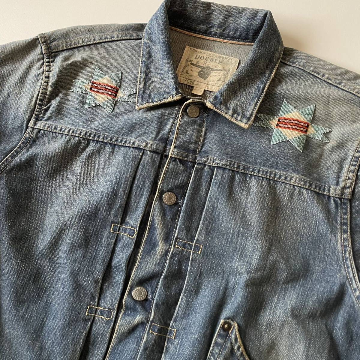 希少】RRL “Denim Work Jacket” L デニム ジャケット ウエスタン 希少】RRL “Denim Work Jacket” L デニム ジャケット ウエスタン