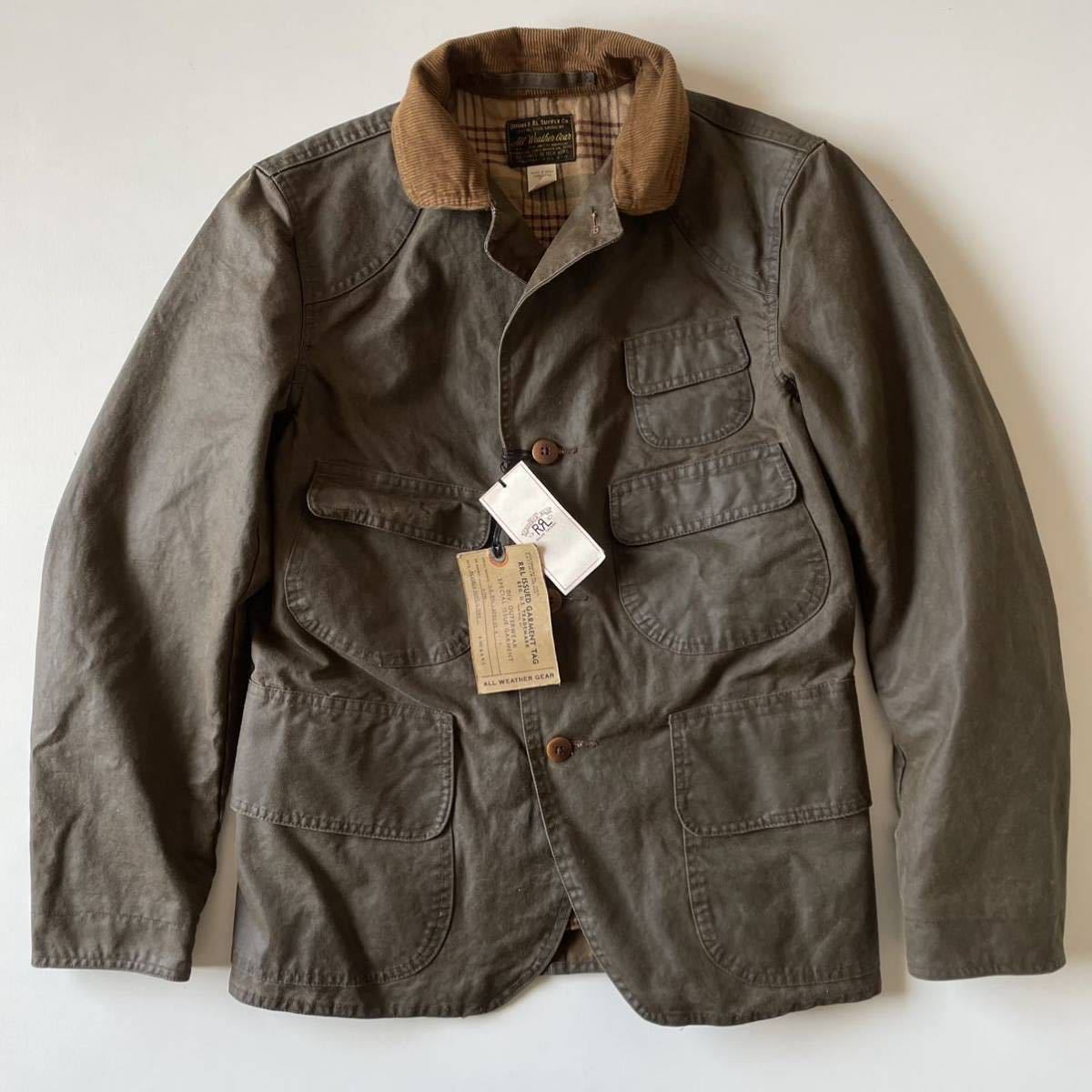未使用】RRL “Oilcloth Hunting Jacket” S オイルクロス 未使用】RRL “Oilcloth Hunting Jacket” S オイルクロス