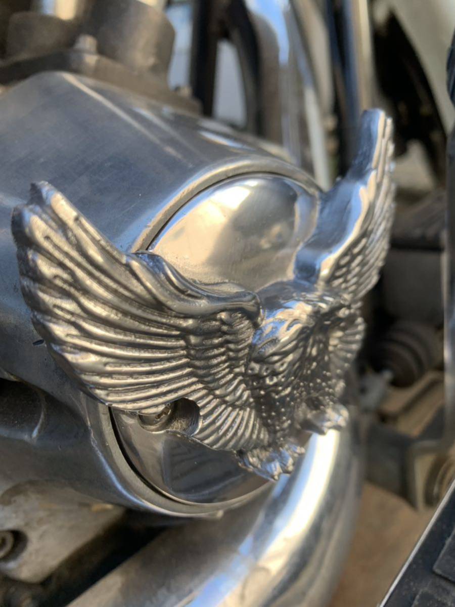  широкий Eagle модель отметка покрытие Harley экскаватор head evo Bick twin ручная работа aluminium песок type литье производства * глубокий произведение производства * немедленная уплата 