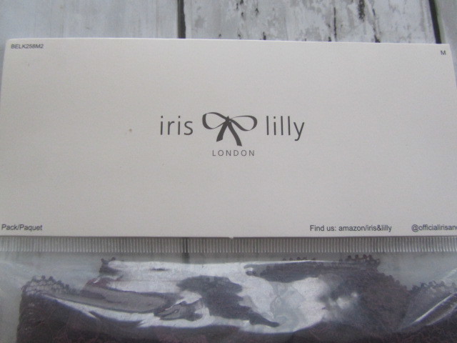 ＊新品 Iris & Lilly 2枚組×5セット 10枚 ブラジリアン レース ショーツ メッシュＴバック 送料185円 海外製 L 日本サイズLL～相当 2_画像7