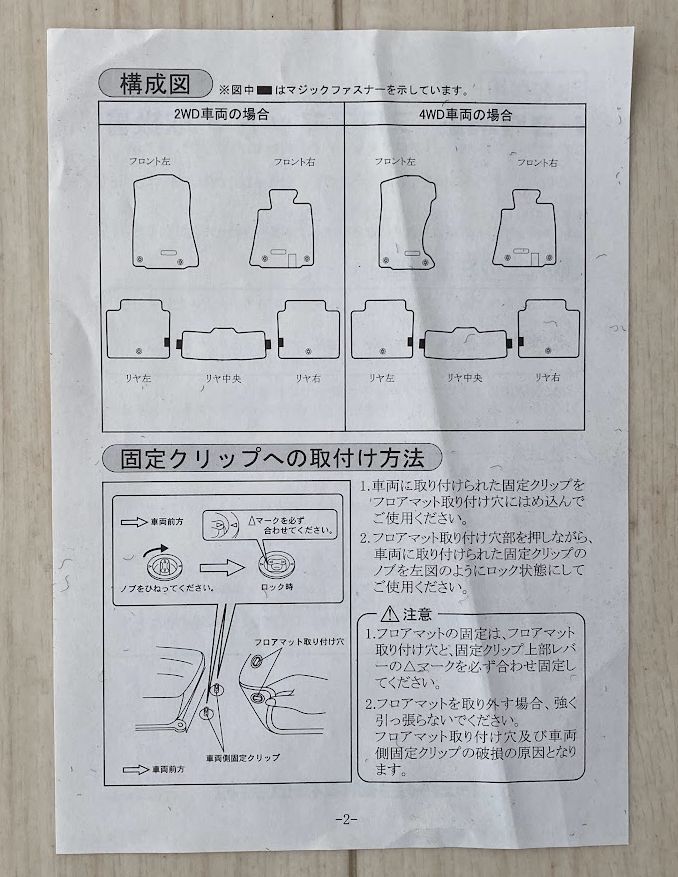 【未使用品】トヨタ純正部品　クラウンロイヤル フロアマット エクセレントタイプ ブラウン 08210-30F30-E0 【AWS210 GRS210 GRS211】_画像9