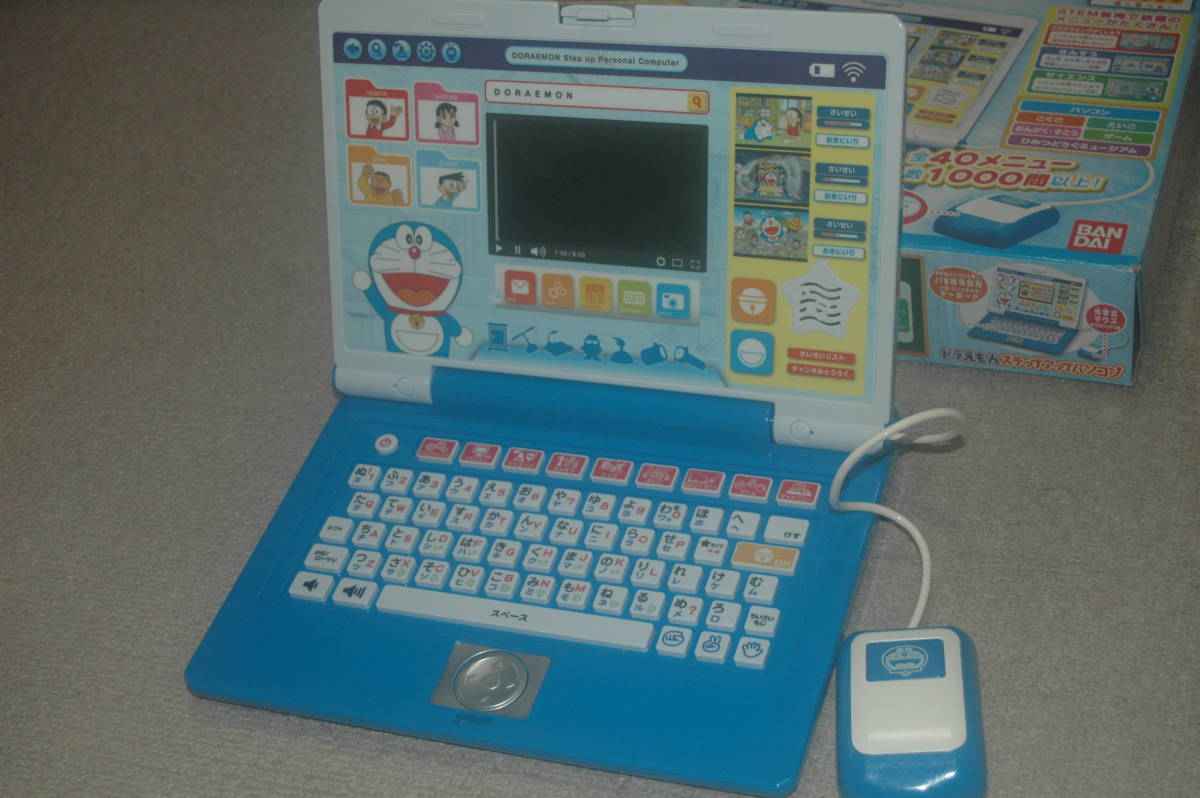 B307　BANDAI　ドラえもん　ステップアップ　パソコン　子供用　玩具です_画像6