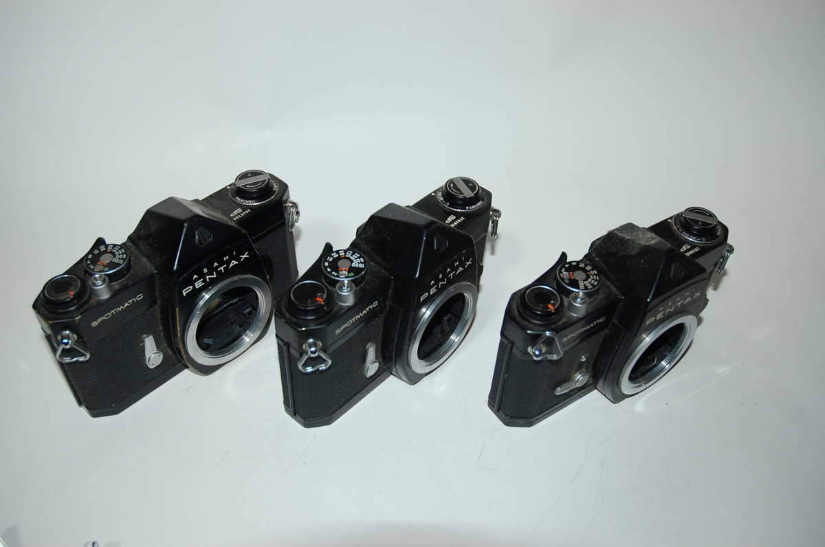 ペンタックスSP　黑ボデー３台　ジャンク品　　　　　　　　　　　　　　マ150_画像9