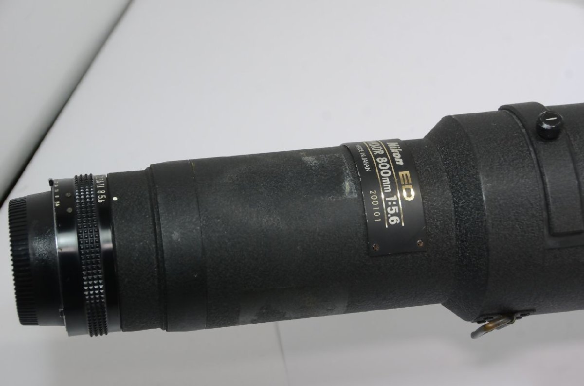 【 玉キレイ 】Nikon Ai-S.800mm F5.6 ED マニュアルフォーカス 超望遠 レンズ ニコン [管NI2043]_画像8