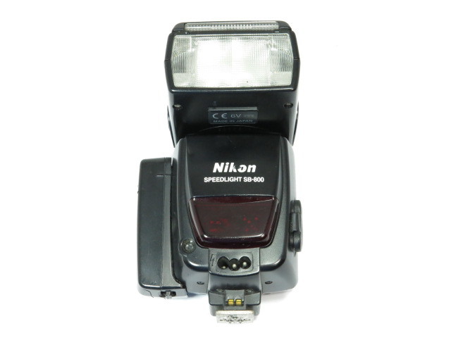 【 中古動作確認済 使用感あり 】Nikon SPEEDLIGHT SB-800 増設電池パック付 ニコン ストロボ ［管NI2060］