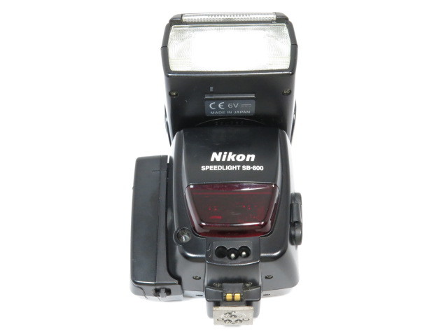 【 中古動作確認済 使用感あり 】Nikon SPEEDLIGHT SB-800 増設電池パック付 ニコン ストロボ ［管NI2062］