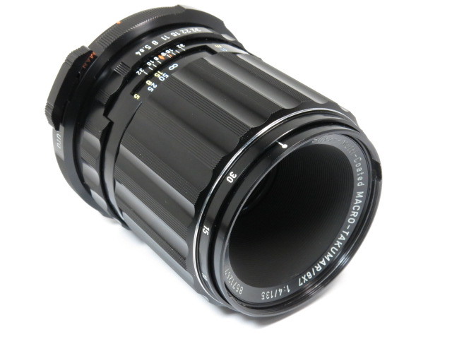 PENTAX 6×7 SMC MACRO 135mm F4 ペンタックス マクロ 接写 レンズ 元箱付き [管PX2113]の画像9