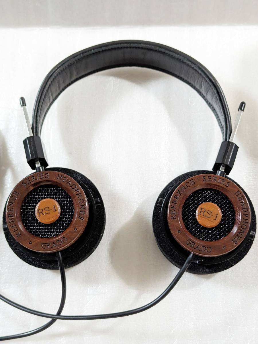 送料無料 レア 元箱付き美品 動作良好 GRADO グラド 初代RS-1 初期型 フラッグシップモデル 高音質ヘッドホン 正規輸入品_画像2