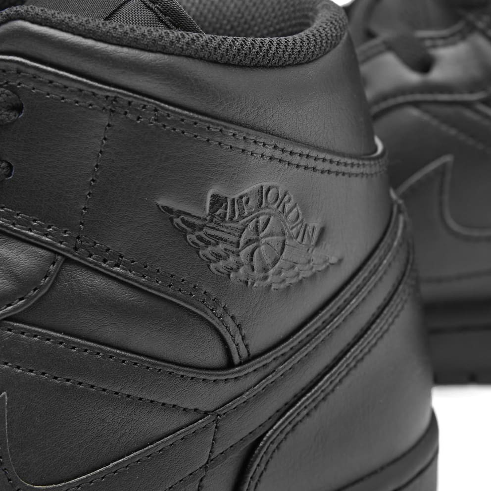 ナイキ NIKE Air Jordan 1 エアジョーダン mid ファースト triple black トリプル　ブラック　554724 093　新品　未使用　US8.5 送料込み_画像3