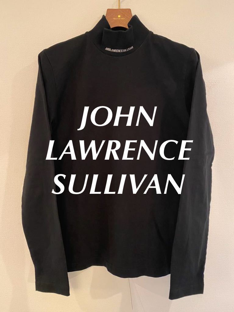 JOHN LAWRENCE SULLIVAN ハイネック ブラック カットソー モックネック ジョンローレンスサリバン サリバン 長袖 Tシャツ ロンT ③