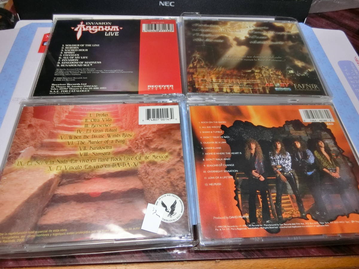 HR/HM 中古盤　４枚セット　MAGNUM,ANGEL DE METAL,FIREHOUSE,ANDARTAANGEL すべて輸入盤_画像2