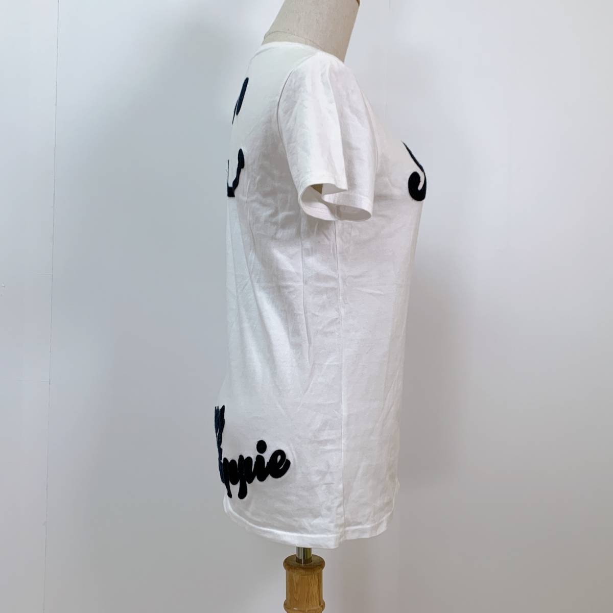 S1841 RUSTY レディース Tシャツ 半袖 キュート M ビッグロゴ 綿100% 万能 人気 シンプルデイリーカジュアル_画像2