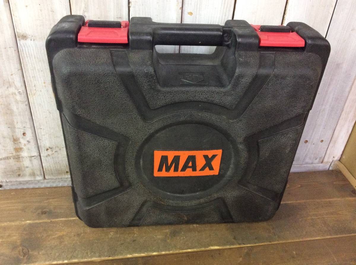 【WH-9231】中古品 MAX マックス 釘打機 スーパーネイラ HA-501F1(D)/4MAフロア エア工具 高圧 肩巾4mm 足長25～50mm_画像2