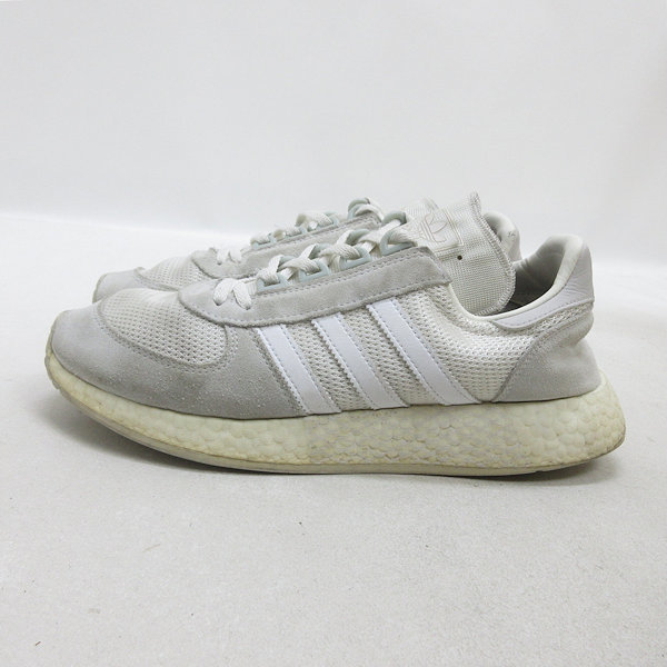 Q■【26.5cm】アディダス/ADIDAS MARATHONマラソン ランニングシューズ■白MENS/4【中古】_画像1