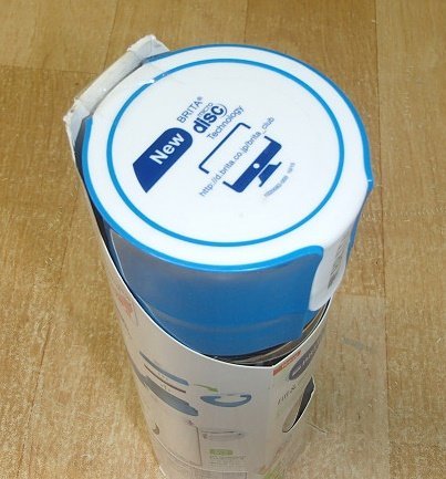 未使用 BRITA ブリタ ボトル型浄水器 0.6L ブルー フィル&ゴー バイタル 水筒 浄水ボトル_画像3