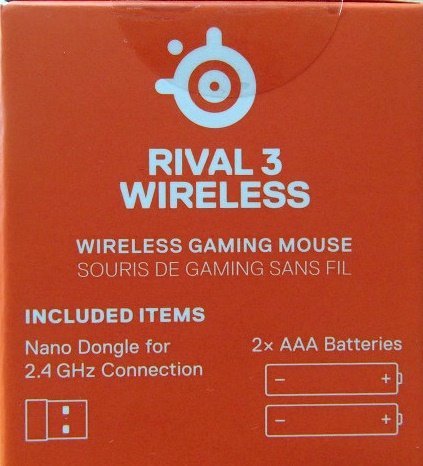 未使用 ゲーミング ワイヤレス マウス RIVAL3 Wireless SteelSeries 62521 無線マウス 2.4Ghz Bluetooth対応 送料350円_画像4