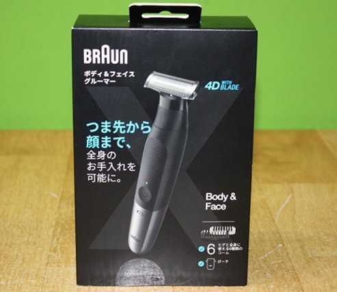 未開封 ブラウン BRAUN ボディ＆フェイスグルーマー XT5200 替刃付き XT10 全身 ムダ毛処理 ケア 防水_画像3