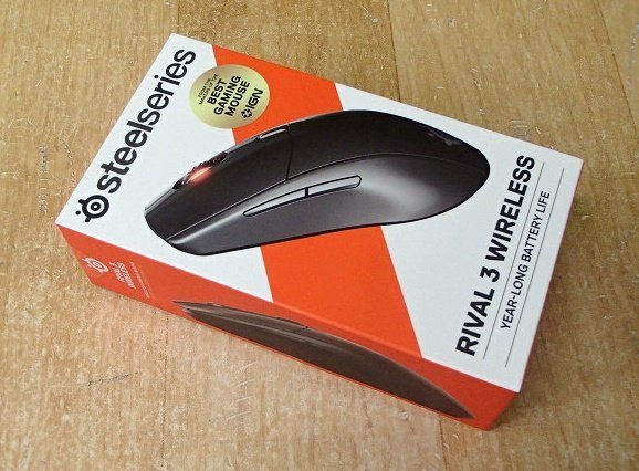 未使用 ゲーミング ワイヤレス マウス RIVAL3 Wireless SteelSeries 62521 無線マウス 2.4Ghz Bluetooth対応 送料350円_画像9