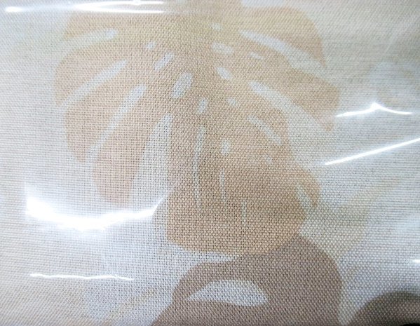 即決 未使用 厚地カーテン 巾100cm×丈135cm 2枚入 スコーネ BE ベージュ ボタニカル 植物柄 ユニベール 遮光性 形状記憶 洗える_画像5