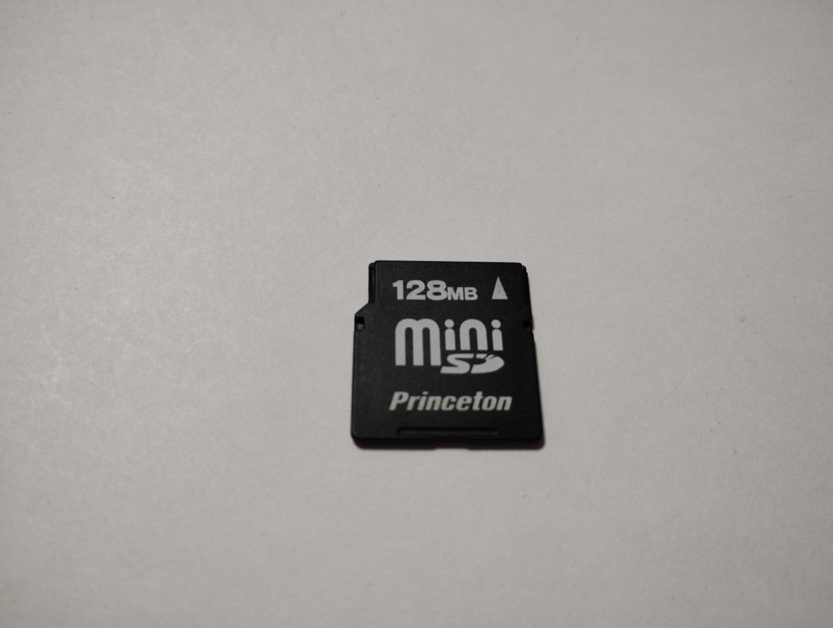128MB メガバイト Princeton miniSDカード メモリーカード ミニSDカードの画像1