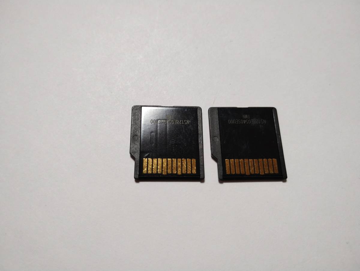 2枚セット　128MB　メガバイト　ELECOM　miniSDカード　メモリーカード　ミニSDカード_画像2