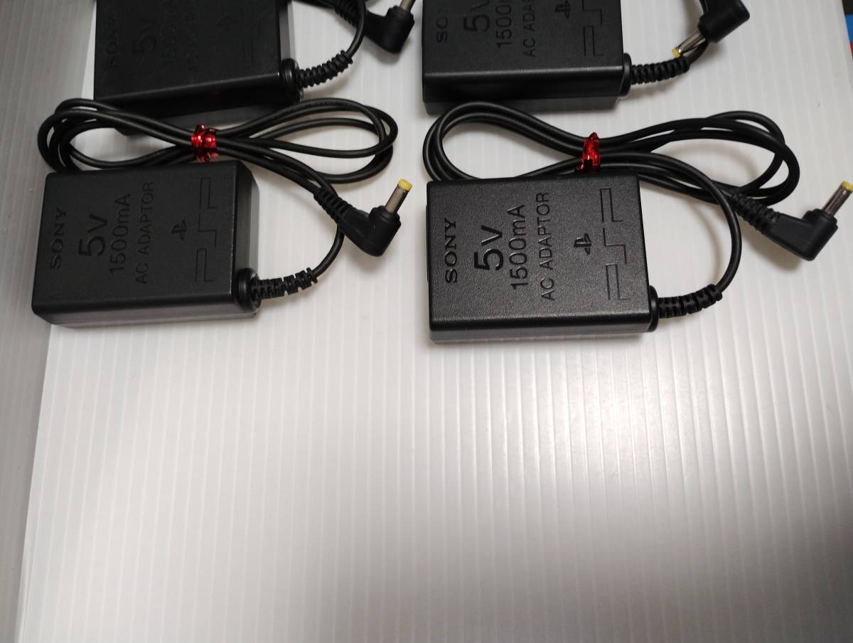 6個セット　SONY　純正品　PSP用　充電器　ACアダプター PSP-380 簡易クリーニング・動作確認済み　1500mA_画像2