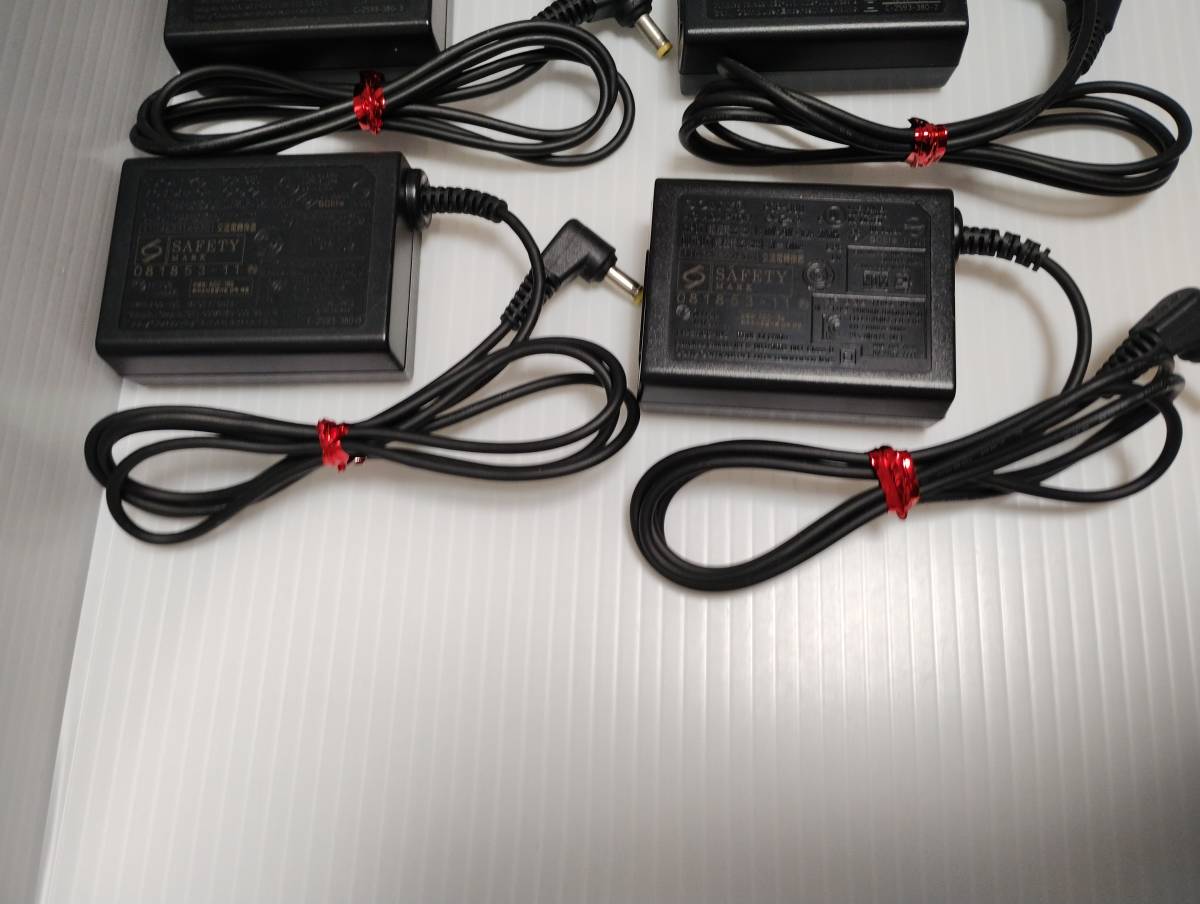 6個セット　SONY　純正品　PSP用　充電器　ACアダプター PSP-380 簡易クリーニング・動作確認済み　1500mA_画像6