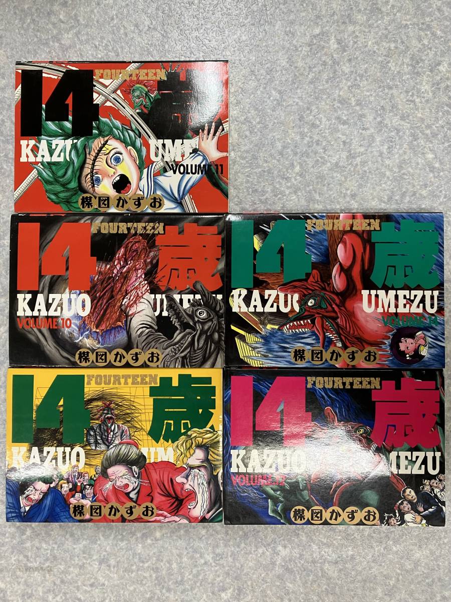 14歳 FOURTEEN 1〜12巻 14巻 楳図かずお ビッグコミック 14歳 FOURTEEN 1〜12巻 14巻 楳図かずお ビッグコミック