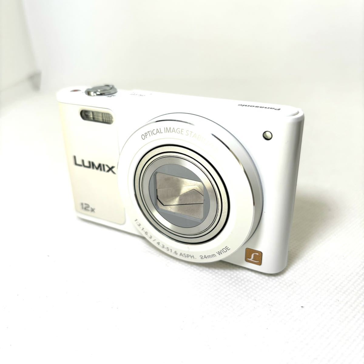 【1円スタート★】Panasonic LUMIX/ルミックス DMC-SZ10 コンパクトデジタルカメラ ホワイト_画像2