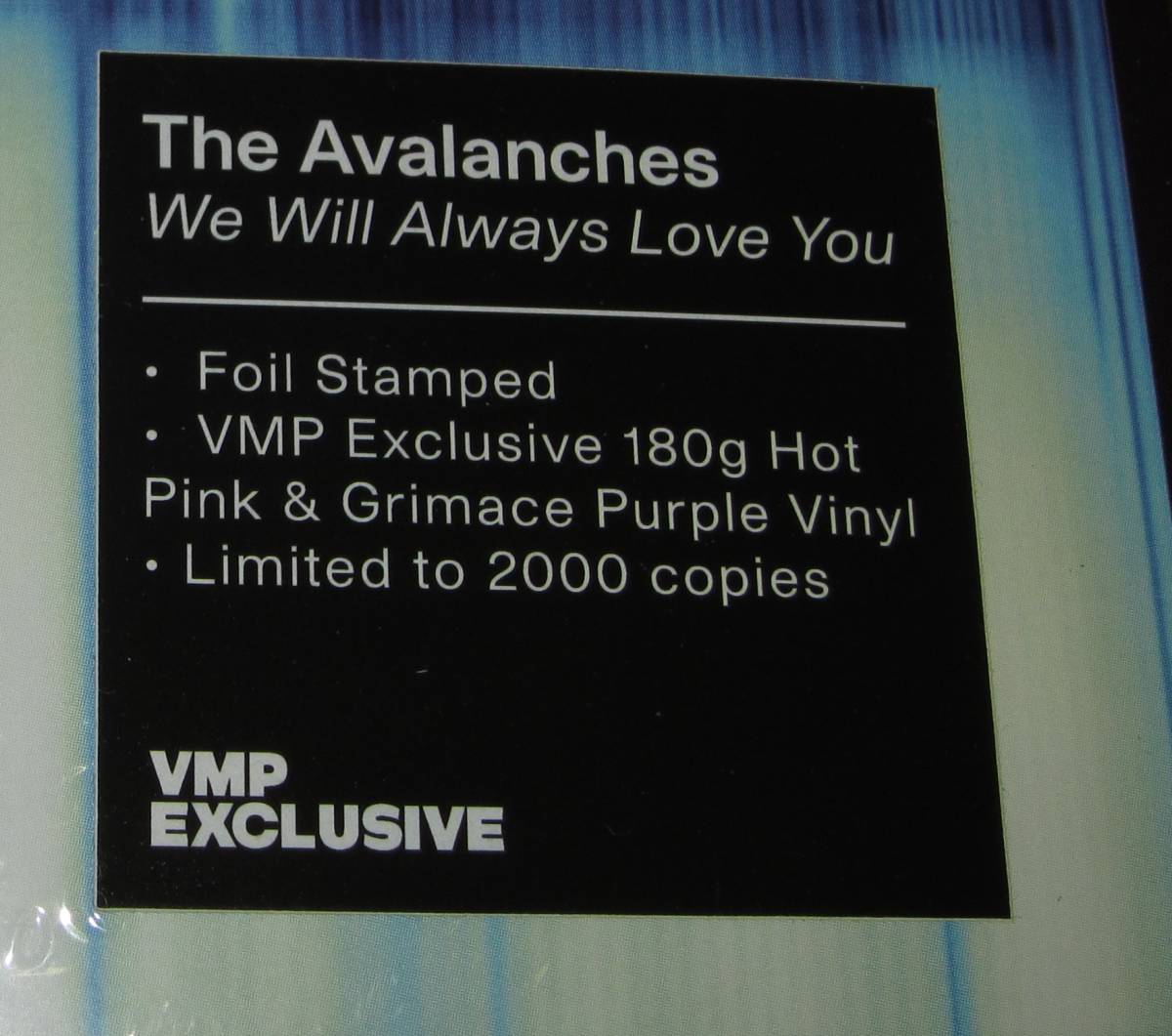 【VMP限定2000枚カラーvinyl】THE AVALANCHES / WE WILL ALWAYS LOVE YOU 2枚組LPレコード_画像4
